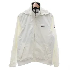 トミーヒルフィガー TOMMY HILFIGER ジャケット ブルゾン ジップアップ ロゴ L 白 ホワイト /JS