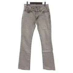 リーバイス Levi's デニム パンツ ジーンズ スリム フレア ブーツカット ジッパーフライ 30 グレー系 ■FF