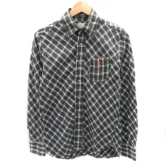 コーエン coen カジュアルシャツ 長袖 チェック柄 オーバーサイズ XS マルチカラー 緑 グリーン /YK43 ■MO