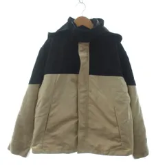 グリーンレーベルリラクシング ユナイテッドアローズ green label relaxing 裏ボアジャケット 長袖 ハイネック ベージュ 155 ■GY14