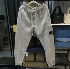 正規品 Mサイズ STONE ISLAND ストーンアイランド ONE POCKET ジョガーパンツ グレー