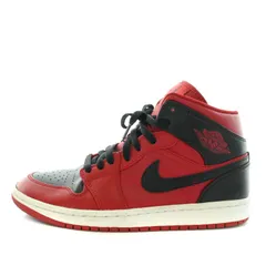 ナイキ NIKE エアジョーダン1ミッドリバースブレッド Air Jordan 1 Mid Reverse Bred スニーカー US8 26.0cm 554724-660 /YT