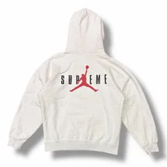 国内正規 Supreme × NIKE 24AW Jordan Hooded Sweatshirt ジョーダン スウェット フーディー パーカー コラボ シュプリーム  × ナイキ HF0836-051 グレー M （6300M）