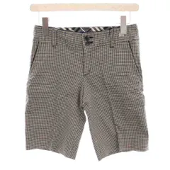 バーバリーブルーレーベル BURBERRY BLUE LABEL ショートパンツ ハーフパンツ 千鳥格子 36 黒 ブラック ベージュ FQ523-183-08 /YM