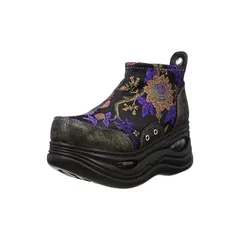 [ヨースケ] プラットフォーム 2710039 レディース ブラックパープル 23.0 cm