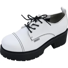 [ヨースケ] プラットフォーム 6310007 レディース ホワイトブラック 22.0 cm~22.5 cm