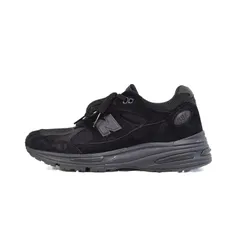 ニューバランス NEW BALANCE MadeinUK 991V2 Triple Black スニーカー ローカット US7 黒 ブラック U991KKZ