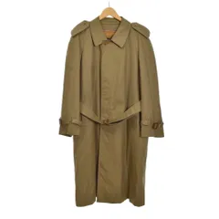 バーバリーズ Burberrys トレンチコート ステンカラーコート ロング 裏地ノバチェック ライナー付き ベージュ ☆AA★