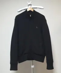 HAZZYS へジス カジュアル ジップアップ ジャケット 100サイズ ブラック