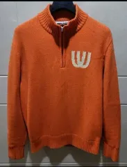 エムユースポーツ 防風 ハーフジップアップニット 100