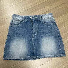 デニムインディゴミニスカート
