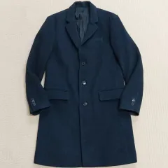 メンズ95サイズ Club Monaco クラブモナコ ヘリンボーン ウールコート
