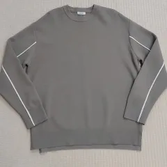 メンズ95サイズ システム ウール オーバーサイズ ニット