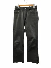 南海 NANKAI レザーパンツ モーターサイクル レーシング ブラック 黒 30 