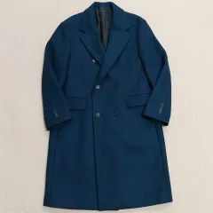 メンズ95サイズ ジルスチュアート ウール カシミア ダブル ロングコート