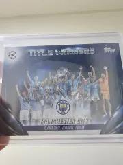 トープス マンチェスターシティ チャンピオンズリーグ 優勝 カード 125枚限定 サッカー