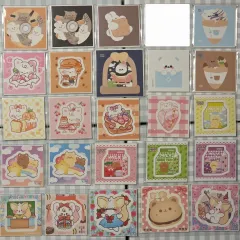 ダイアリーデコ（포용） ステッカー シール（도무송）4種 まとめ クマ（베어） ウユ（牛乳） キツネ（여우） ぬいぐるみ（솜） レディース（여）