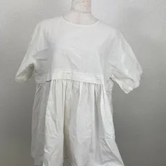 studio CLIP スタディオクリップ チュニック ワンピース 白 F 綿麻　20251223-0007