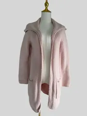 美品★★FOXEY/フォクシーブティック  ウィングカラーロングカーディガン F