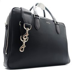 美品 ポールスミス 2WAY レザー ブリーフケース ビジネスバッグ 黒 Paul Smith ポールスミス 2way ビジネスバッグ ブリーフケース オール