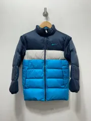 ナイキ 三色 ダウン アウター 140 キッズ