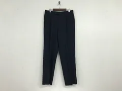 本物ランバンLANVINサマースラックスパンツメンズサーフアメカジミリタリーワークストリートスケータービジネススーツモードドレスゴルフバイカー紺ネイビー79M日本製