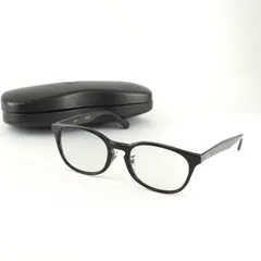 眼鏡 RayBan RB5386D USED美品 度無し メガネフレーム ウェリントン ブラック レイバン アイウェア 中古 X7259