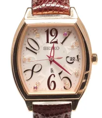 セイコー 腕時計 lk ルキア 1B22-0BB0 ソーラー ピンク レディース SEIKO