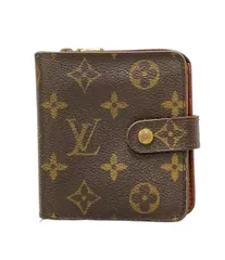ルイ・ヴィトン 二つ折り財布 コンパクト ジップ モノグラム M61667 レディース LOUIS VUITTON