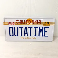 BACK TO THE FUTURE バックトゥザフューチャー デロリアン ナンバープレート レプリカ デアゴスティーニ 非売品