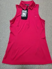 XS)J LINDBERG(リンドバーグ) ピンク ノースリーブ ゴルフ Tシャツ