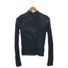 MARIA MCMANUSSHEER VERTICAL STRIPE TURTLEブラックFREE