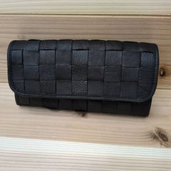 未使用 Zucchero 長財布 レディース 牛革 ズッケロ 新品 なが財布 黒
