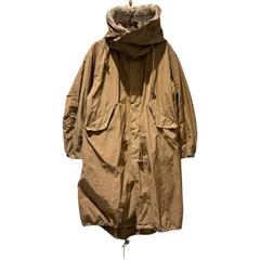 ATON (エイトン)AIR VENTILE フィッシュテールモッズコート  M51ブラウン2