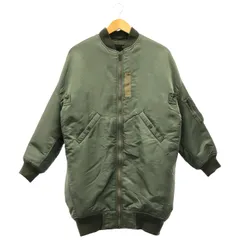 R13 (アールサーティーン)オーバーサイズド フライトコート イタリアンウールカーキXS