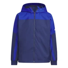 アディダス パーカー キッズ マストハブ CB カモ ウーブンジャケット ボーイズ KCE65 ダークブルー/チームロイヤルブルー (JM4519) 160 [ダークブルー/チームロイヤルブルー (JM4519)] [160]