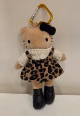 レオパード ONE PIECE ロングダリhello kitty(ハローキティ) ヒョウ柄 レオパード hello kitty(ハローキティ) キーホルダー