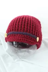 (F) エルリ キシモト 帽子 デザイン ニット 冬 暖かい キッチ-281F