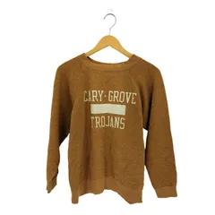 ヘインズ Hanes 80-90s フロントプリント ロングスリーブ スウェット レディース  L