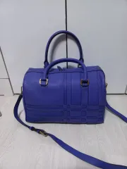 正規品 DAKS ボストンバッグ トートバッグ 兼 クロスバッグ ダークブルー