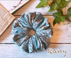 ＊ハンドメイド＊シュシュ＊ヘアーゴム＊ ヘアアクセサリー*ボリュームシュシュ＊髪飾り