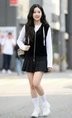 モンキーTIME レディース ツアーベルベット ダブル ジップアップ ノースリーブ WHO- hoodie_M