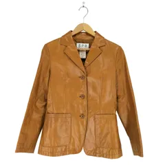 ユーズドフルギ USED古着 SPB レザー テーラードジャケット レディース JPN：2 