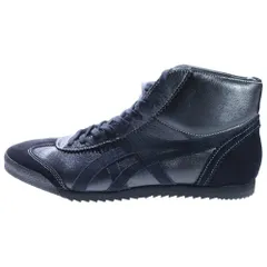 Onitsuka Tiger (オニツカタイガー) MEXICO MID RUNNER DELUXE スエード切替 ミッドカットスニーカー ブラック US9/27cm 1181A609-001