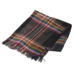 THE INOUE BROTHERS (ザイノウエブラザーズ) マルチカラーチェック柄 マフラー ストール