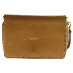 UNDERCOVER (アンダーカバー) LEATHER SHOULDER WALLET ロゴデザイン レザー ショルダー ウォレット ブラウン UCS1P01