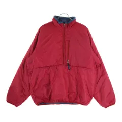 PATAGONIA (パタゴニア) 90S VINTAGE PUFFBALL PULLOVER JACKET USA製 99年製 パフボール プルオーバー 中綿ジャケット レッド/グレー 84003