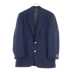 BROOKS BROTHERS (ブルックス ブラザーズ) USA製 金ボタン 紺ブレザー 2B テーラードジャケット ネイビー