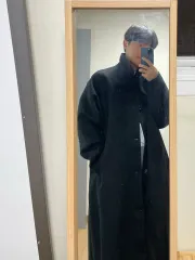 ブラック ロング コート メンズ