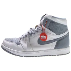 NIKE (ナイキ) AIR JORDAN 1 RETRO HIGH OG WHITE CEMENT 555088-037 エアジョーダン1 ホワイトセメント ハイカットスニーカー US10/28cm ホワイト/グレー